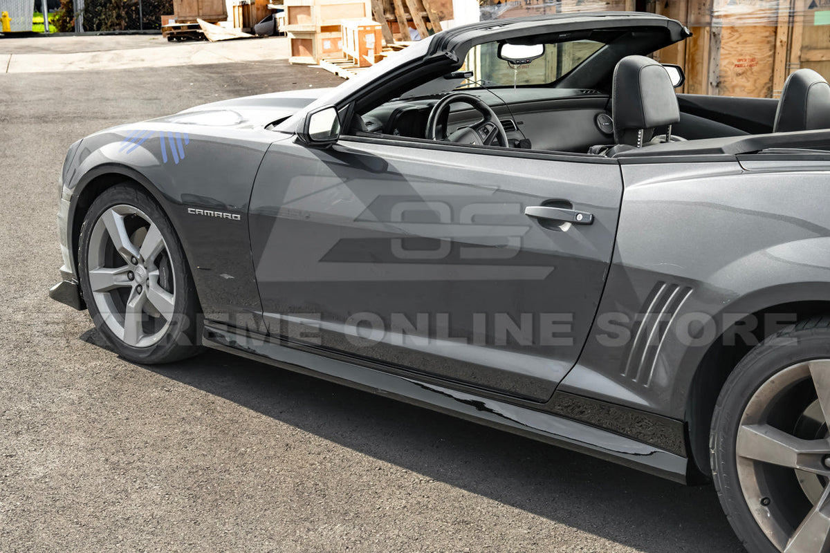 2010-13 Camaro ZL1 Package Front Lip Splitter Side Skirts image 19