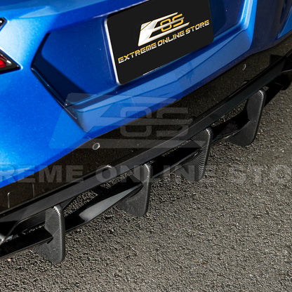 Corvette C8 Stingray DRY CARBON FIBEr Add-On Rear Diffuser Fin image 44