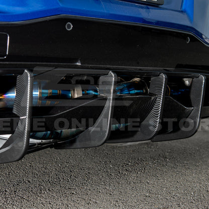 Corvette C8 Stingray DRY CARBON FIBEr Add-On Rear Diffuser Fin image 46