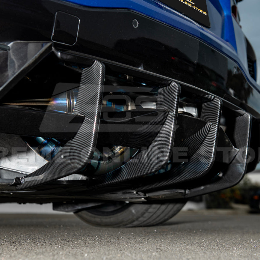 Corvette C8 Stingray DRY CARBON FIBEr Add-On Rear Diffuser Fin image 47