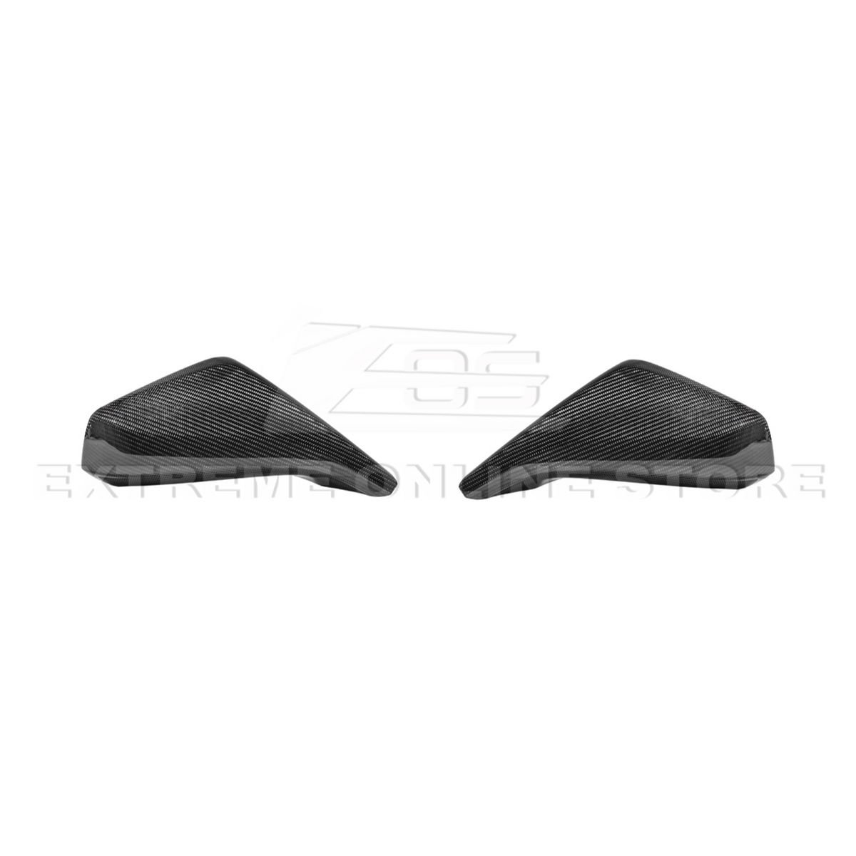 2010-15 Chevrolet Camaro Dry Carbon Fiber Mirror Cover Cap Pair image 14
