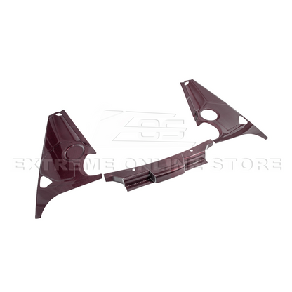 Corvette C8 DRY CARBON FIBER Coupe Engine Bay Panel Cover (3-Pieces Version) image 34