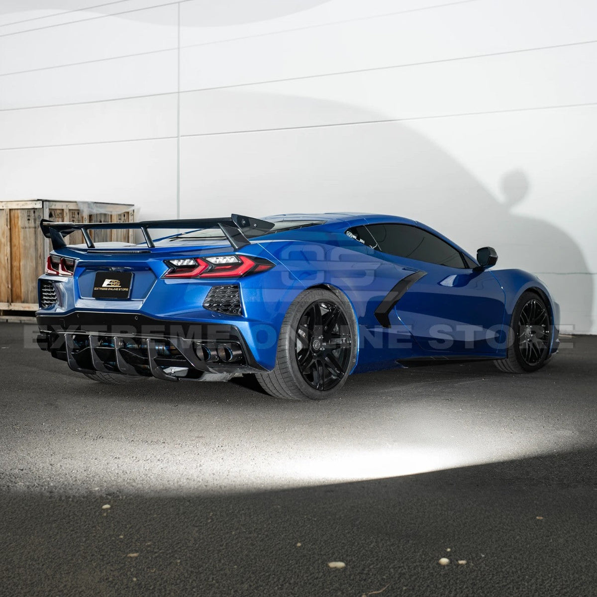 Corvette C8 Stingray DRY CARBON FIBEr Add-On Rear Diffuser Fin image 40