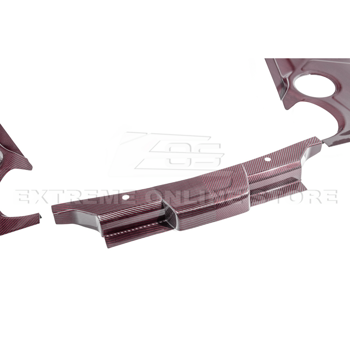 Corvette C8 DRY CARBON FIBER Coupe Engine Bay Panel Cover (3-Pieces Version) image 37