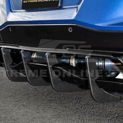 Corvette C8 Stingray DRY CARBON FIBEr Add-On Rear Diffuser Fin image 49