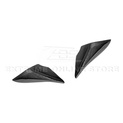 2010-15 Chevrolet Camaro Dry Carbon Fiber Mirror Cover Cap Pair image 16
