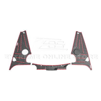 Corvette C8 DRY CARBON FIBER Coupe Engine Bay Panel Cover (3-Pieces Version) image 39