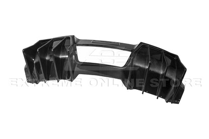 Corvette C7 Track Package Rear Bumper Finned Diffuser image 11