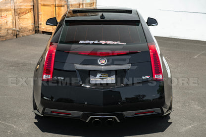 2009-15 CTS-V Coupe DRY CARBON FIBER Rear Deck Lid Applique Trunk Insert image 6