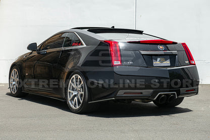 2009-15 CTS-V Coupe DRY CARBON FIBER Rear Deck Lid Applique Trunk Insert image 3