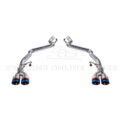 2024+ Mustang GT Muffler Delete Axle Back Quad Tips Exhaust image 20