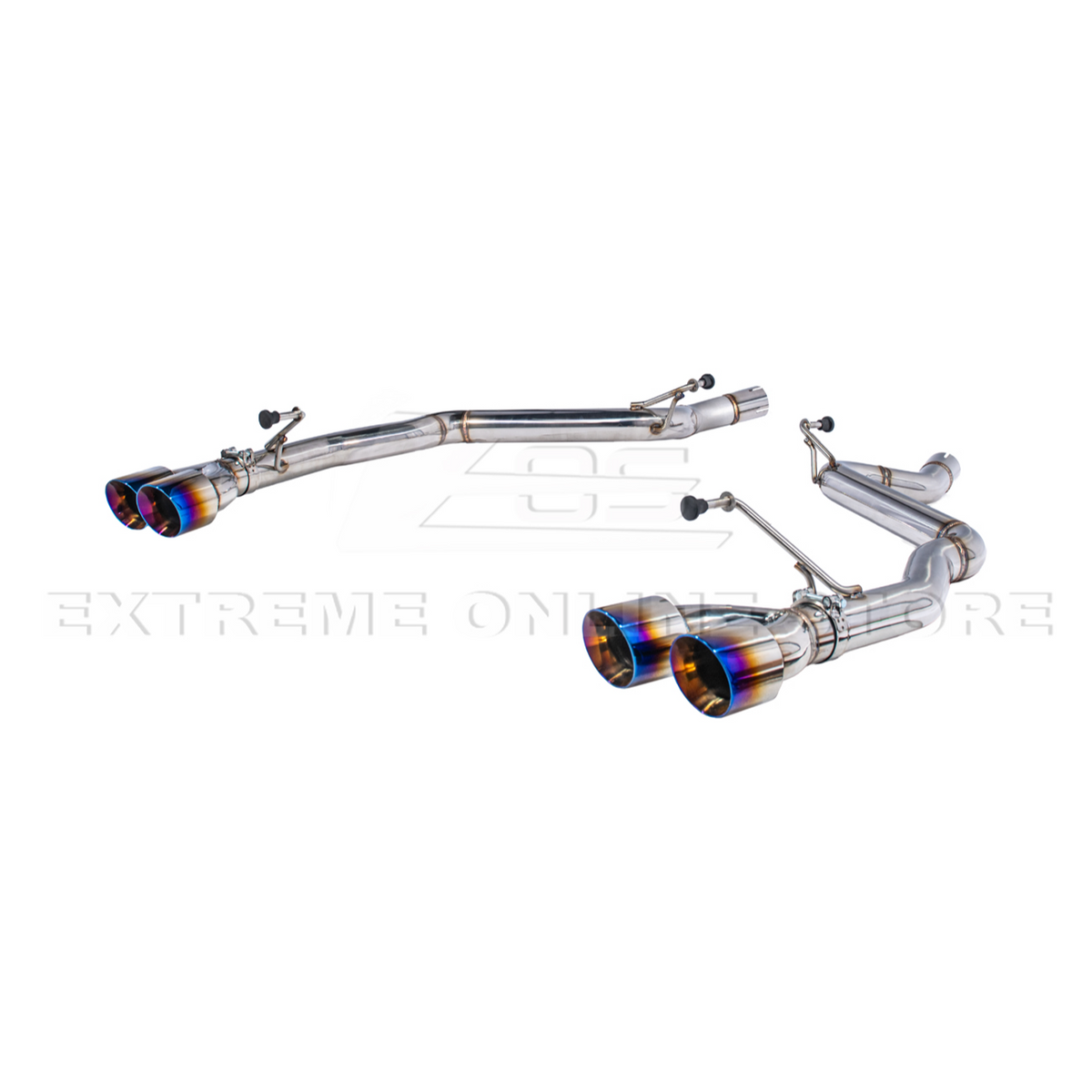 2024+ Mustang GT Muffler Delete Axle Back Quad Tips Exhaust image 22