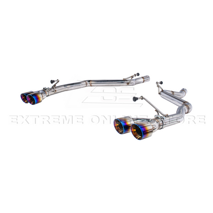 2024+ Mustang GT Muffler Delete Axle Back Quad Tips Exhaust image 22