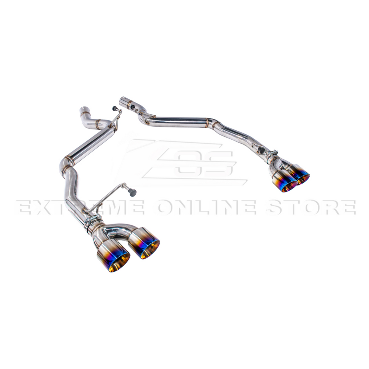 2024+ Mustang GT Muffler Delete Axle Back Quad Tips Exhaust image 18