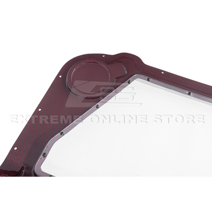 Corvette C8 HTC DRY Carbon Fiber Engine Bay Panel Cover image 51