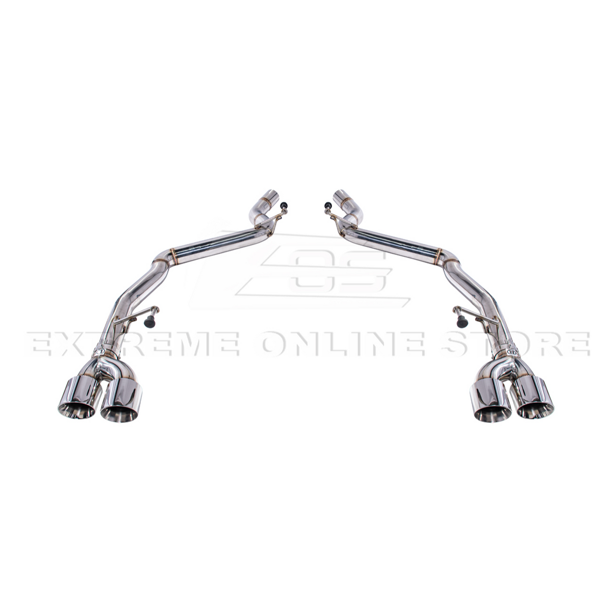 2024+ Mustang GT Muffler Delete Axle Back Quad Tips Exhaust image 5
