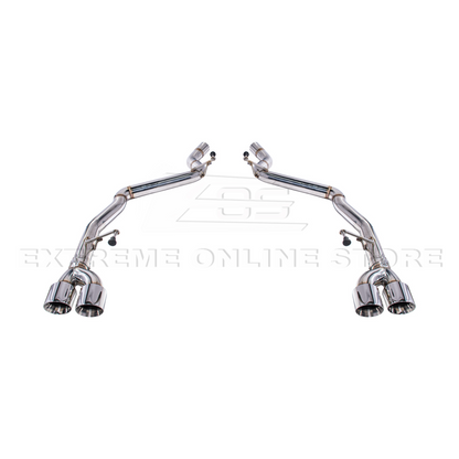 2024+ Mustang GT Muffler Delete Axle Back Quad Tips Exhaust image 5