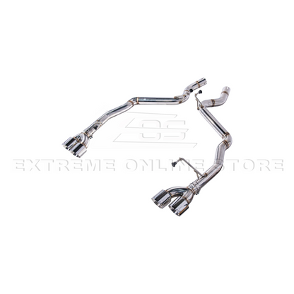 2024+ Mustang GT Muffler Delete Axle Back Quad Tips Exhaust image 6