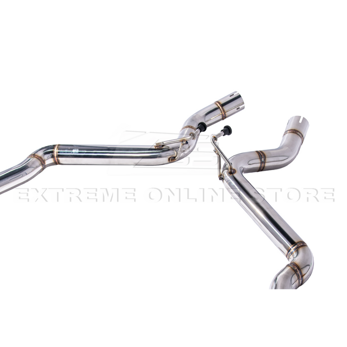 2024+ Mustang GT Muffler Delete Axle Back Quad Tips Exhaust image 8