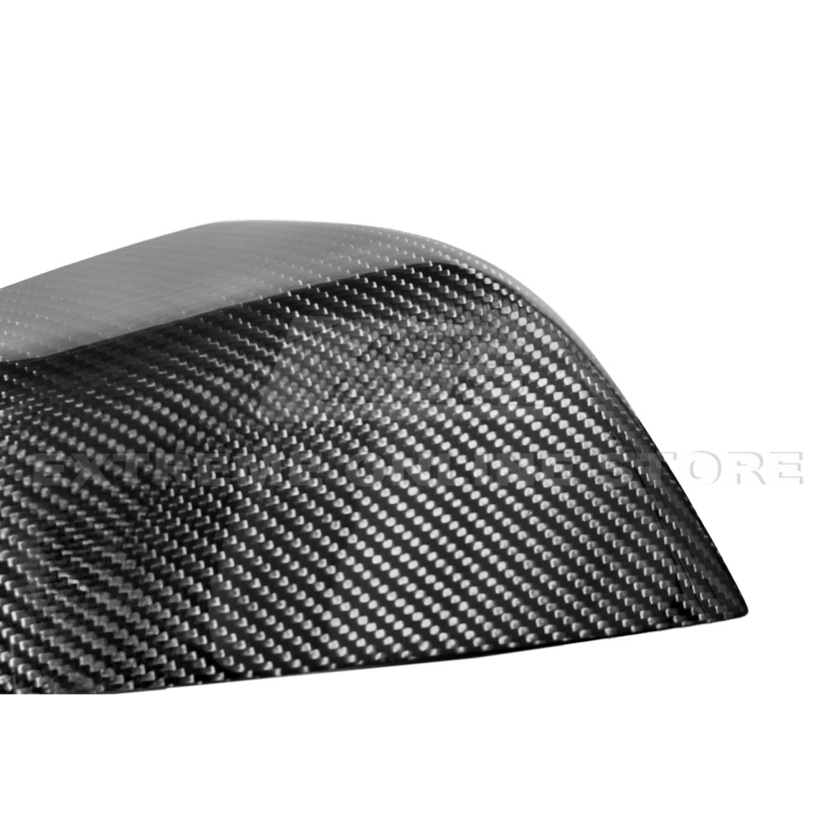 2024-Up Tesla Model 3 Dry Carbon Fiber Tape On Side Mirror Cap Covers Pair image 24
