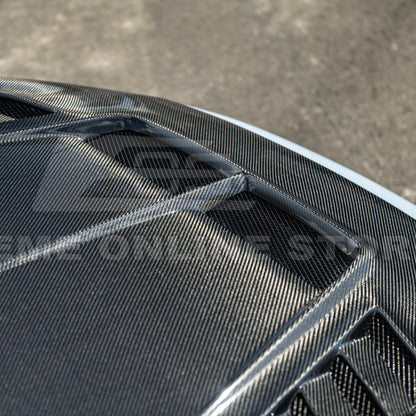 2022-Up Honda Civic JDM Varis Style Front Vented Bumper Hood image 15