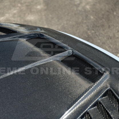 2022-Up Honda Civic | JDM Varis Style CARBON FIBER Front Vented Hood w/ Fender image 15