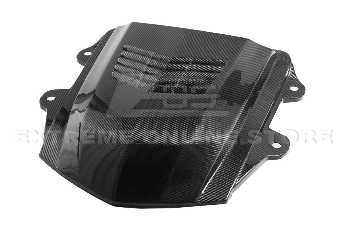 Chevrolet Corvette C7 ZR1 DRY Carbon FIBER Hood Cowl Louver Cover image 11