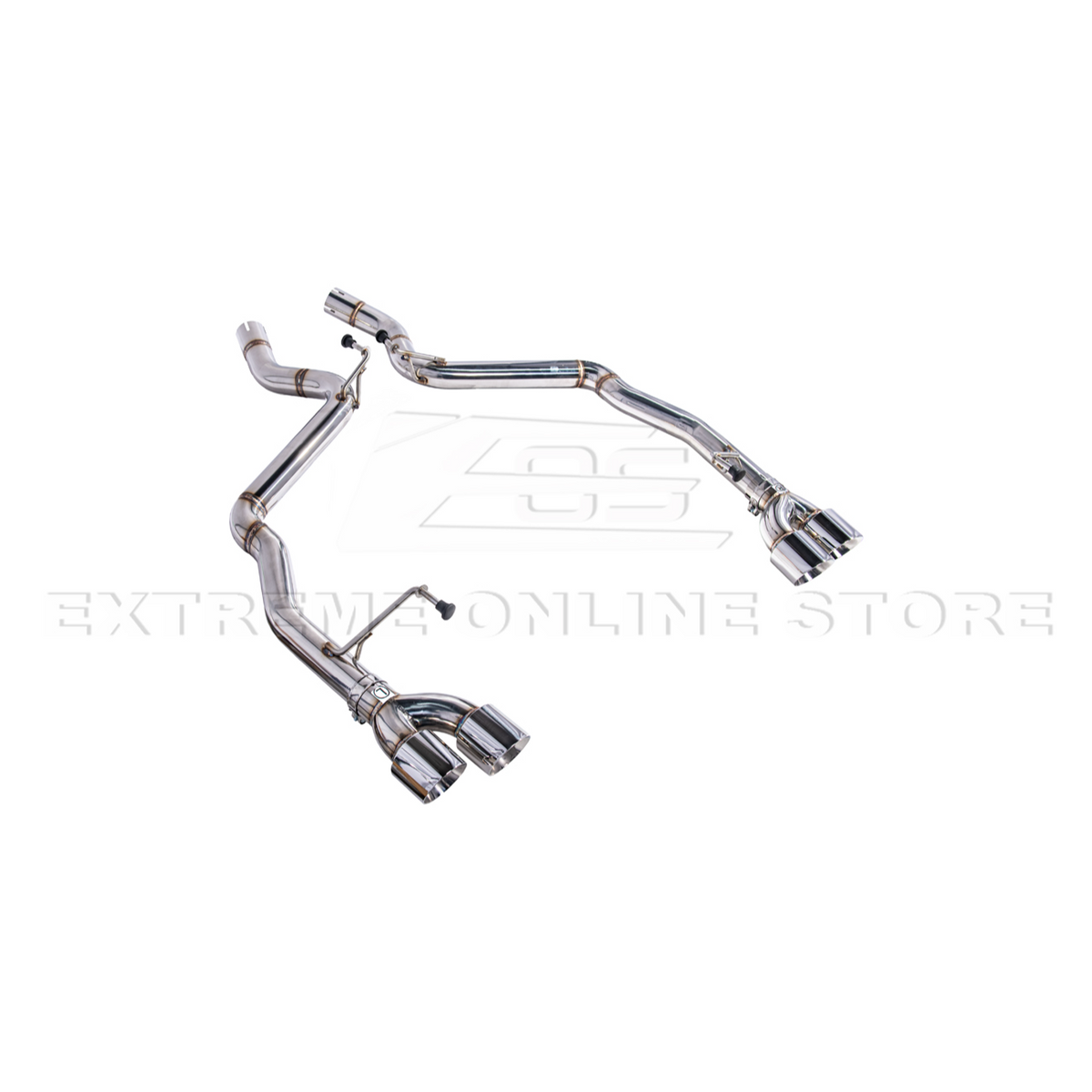 2024+ Mustang GT Muffler Delete Axle Back Quad Tips Exhaust image 9