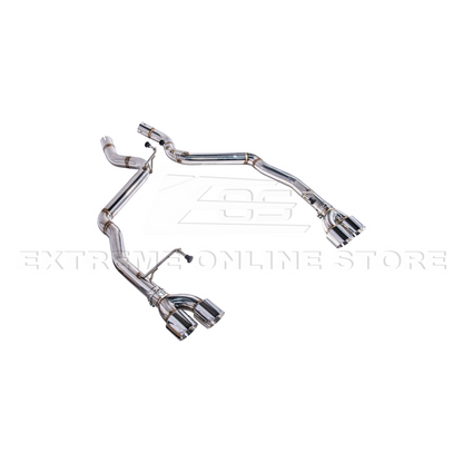2024+ Mustang GT Muffler Delete Axle Back Quad Tips Exhaust image 9