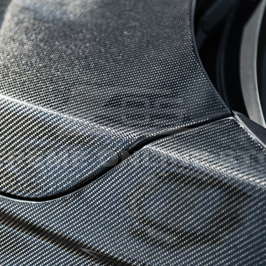 2022-Up Honda Civic | JDM Varis Style CARBON FIBER Front Vented Hood w/ Fender image 16