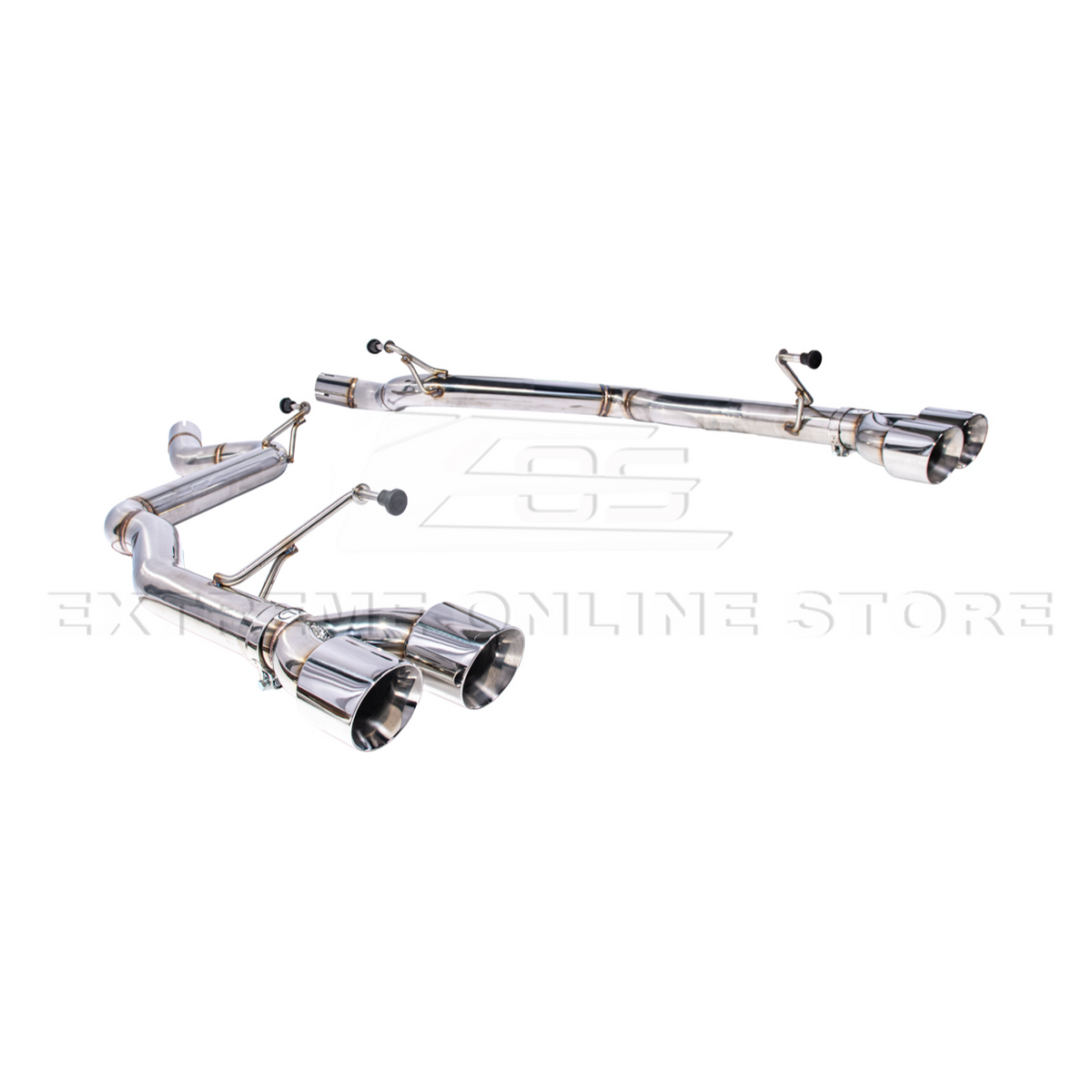 2024+ Mustang GT Muffler Delete Axle Back Quad Tips Exhaust image 10