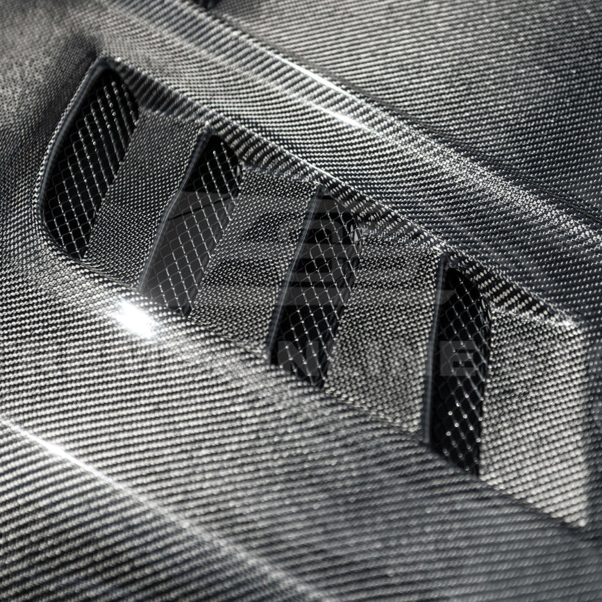 2022-Up Honda Civic JDM Varis Style Front Vented Bumper Hood image 17