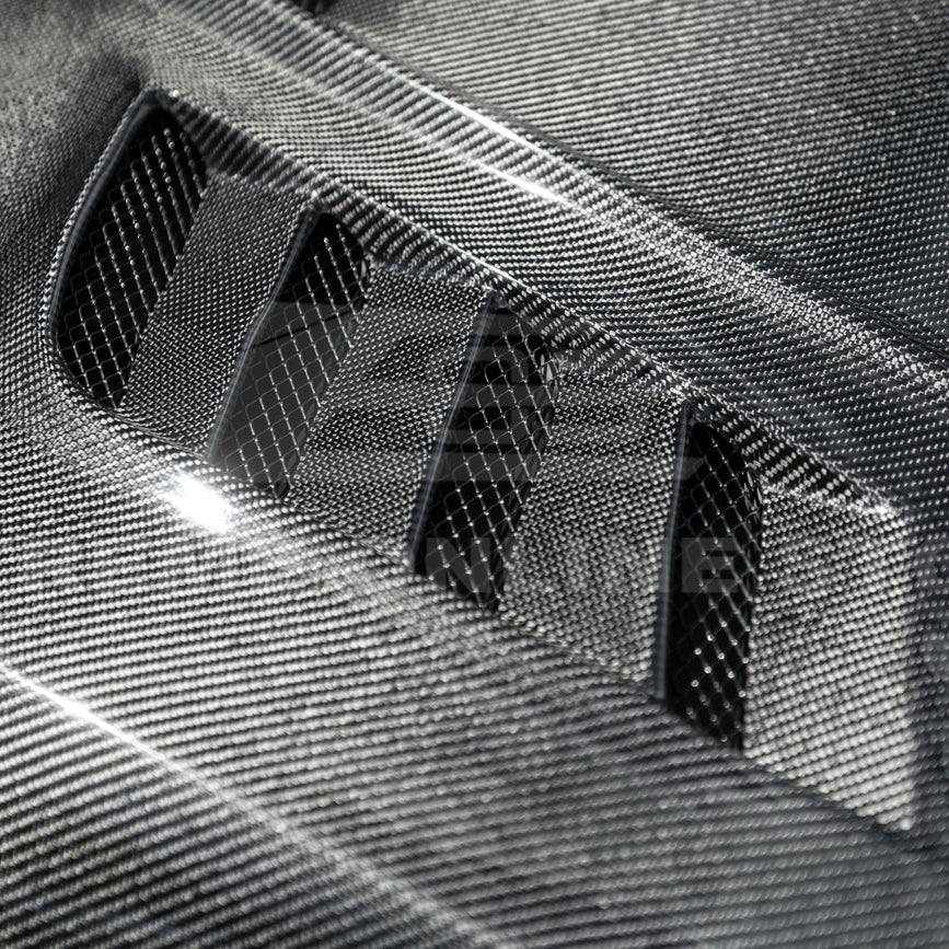 2022-Up Honda Civic | JDM Varis Style CARBON FIBER Front Vented Hood w/ Fender image 17