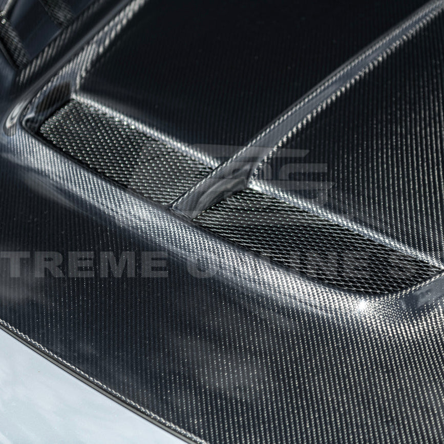 2022-Up Honda Civic JDM Varis Style Front Vented Bumper Hood image 19