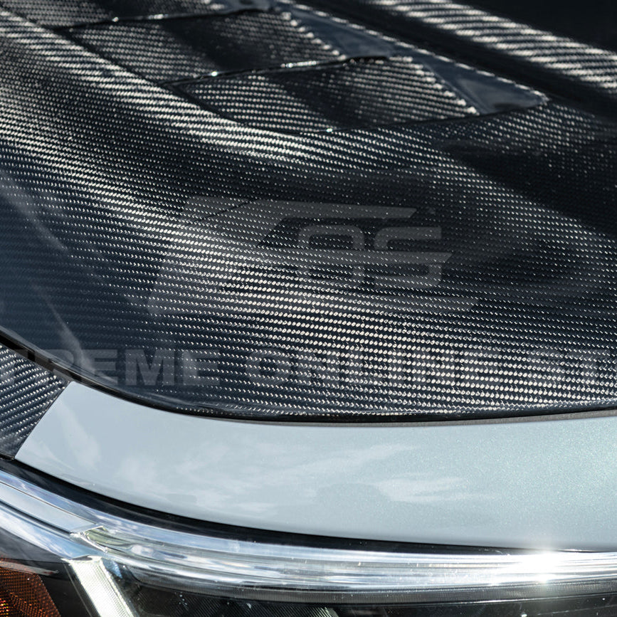 2022-Up Honda Civic | JDM Varis Style CARBON FIBER Front Vented Hood w/ Fender image 21