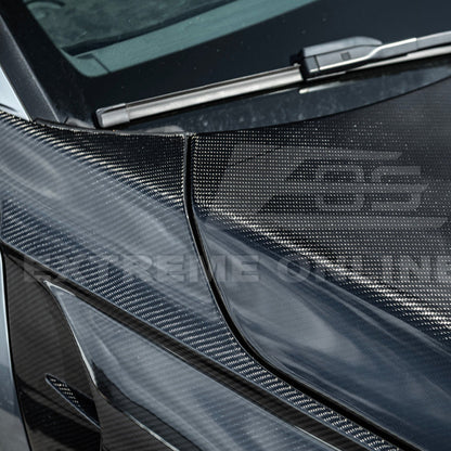 2022-Up Honda Civic | JDM Varis Style CARBON FIBER Front Vented Hood w/ Fender image 22