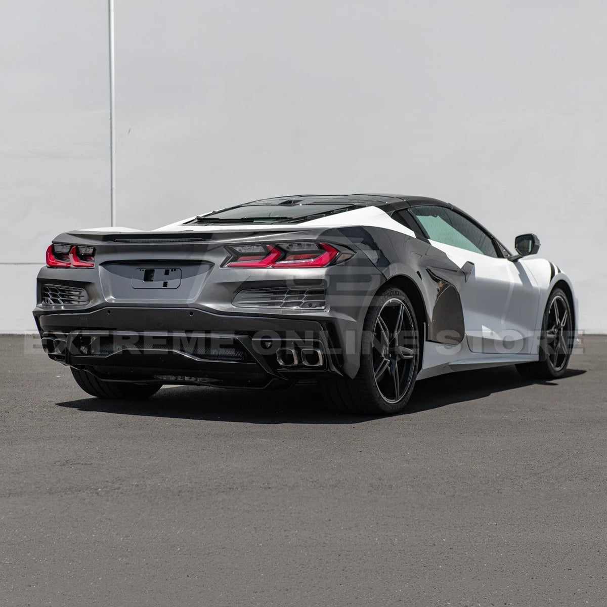 Corvette C8 Stingray Rear Bumper & Spoiler Kit [Z06 Conversion Package] image 4
