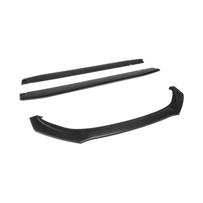 2022-Up Toyota GR86 CS Style Matte Black Front Splitter Lip Side Skirts Kit image 2