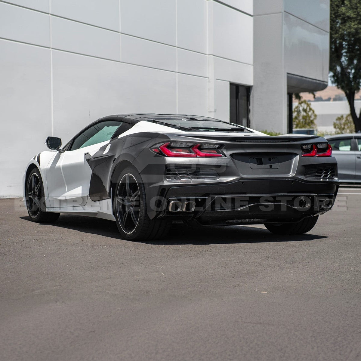 Corvette C8 Stingray Rear Bumper & Spoiler Kit [Z06 Conversion Package] image 8