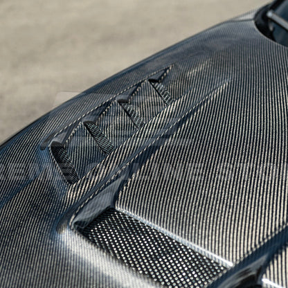 2022-Up Honda Civic JDM Varis Style Front Vented Bumper Hood image 23