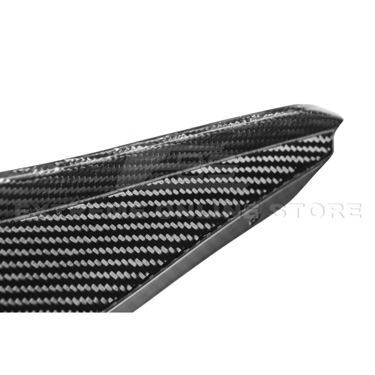 2024+ Ford Mustang GT DRY CARBON FIBER Front Splitter Canards image 23