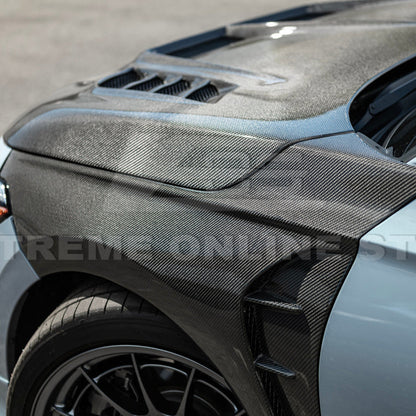 2022-Up Honda Civic JDM Varis Style Front Vented Bumper Hood image 25