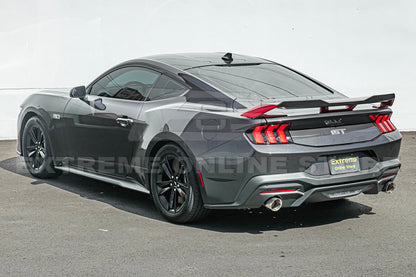 2024-Up Ford Mustang DRY Carbon Fiber GT Performance Wing Rear Gurney Flap Spoiler image 3