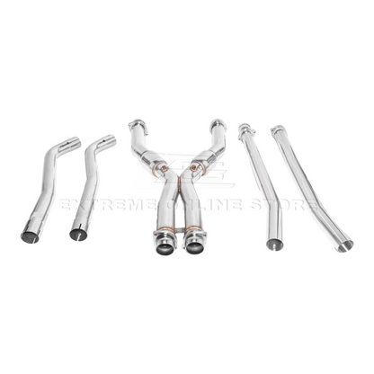 2009-2014 Cadillac CTS-V Long Tube Headers Resonated Mid Pipe image 22