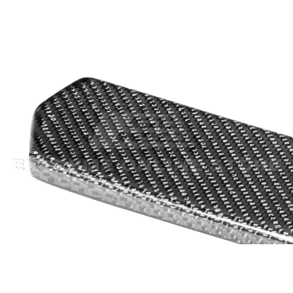 2024-Up Ford Mustang S650 Dry Carbon Fiber Rear Spoiler Applique Bumper Hole Cover image 7