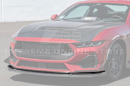 2024+ Ford Mustang DRY CARBON FIBER Front Splitter image 6