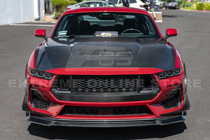 2024+ Ford Mustang DRY CARBON FIBER Front Splitter image 4