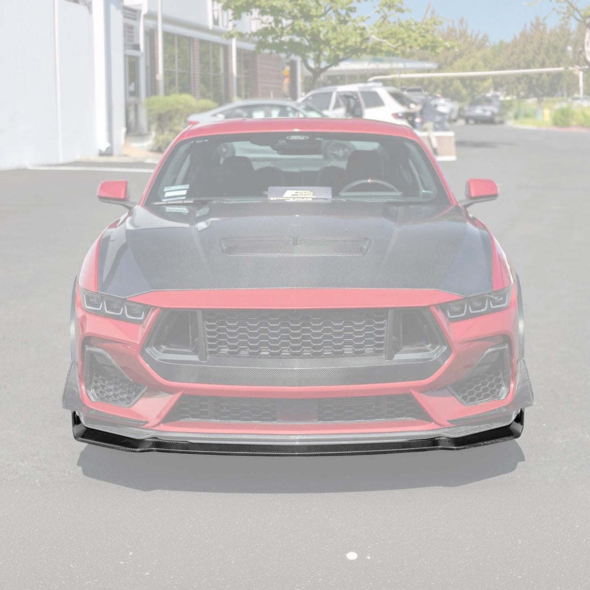2024-Up Ford Mustang Performance Pack Add-On Front Lip Splitter image 1