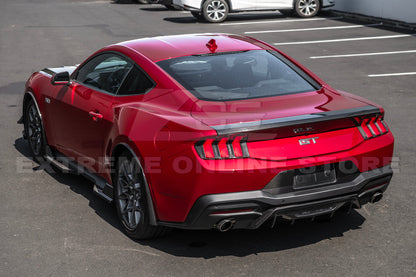2024+ Ford Mustang Rear DRY CARBON FIBER Decklid Spoiler Panel image 8