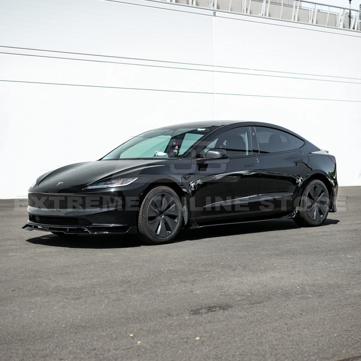 2024-Up Tesla Model 3 Track Style Side Skirts Rocker Panel image 3
